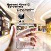 Case for Huawei Nova 12, Ultra-Thin Fully Transparent Borderless Hard, Shockproof, Simple Designn, High Transparency Heat Dissipatio