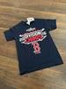 BOSTON RED SOX Youth Cotton T-shirt, MEDIUM, Navy, New