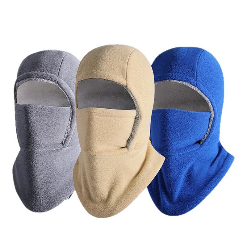 Winter Winddichte Gesichtsmaske Mütze, Inklusive Nackenwärme und Ohrenschutz, Dicke Rad-, Lauf-, Ski-, Angelmütze
