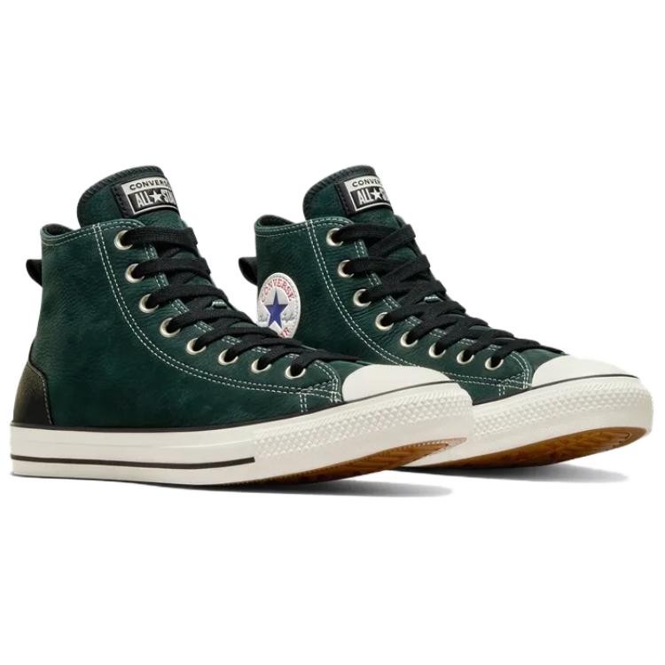 Converse All Star Szerokie Wygodne Wszechstronne Niskie Antypoślizgowe Trwałe Wysokie Buty Skate Unisex Sneakersy Zielone A12779C