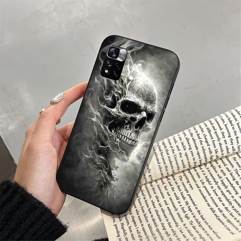 Skull Art Phone Case For Xiaomi Redmi note 13 12 Pro 11S 11 10 Pro 12S Redmi 13C 10 A1 A2 A3