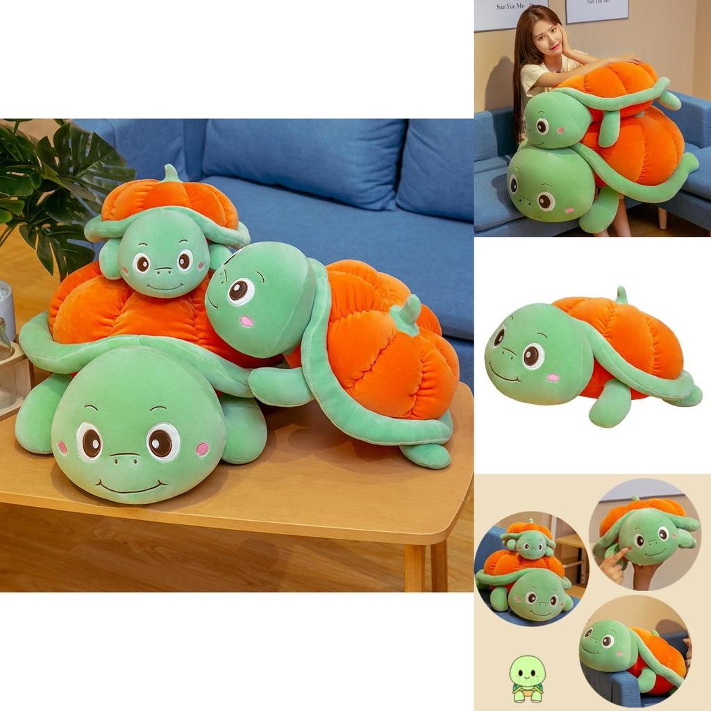Creative Pumpkin Turtle Plush Toy Perfect Gift For Children And Girlfriend