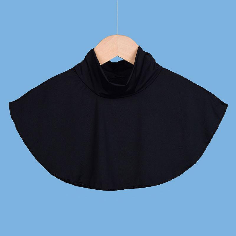 Soft High Elastic Neck Cover Ramadan Hijab Cover Headwrap Full Fake Collar High Collars Turtleneck Scarves Wraps