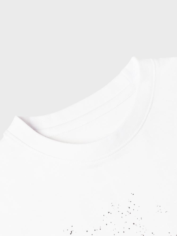 BT21 MANG Basic Street Short Sleeve T-shirt White