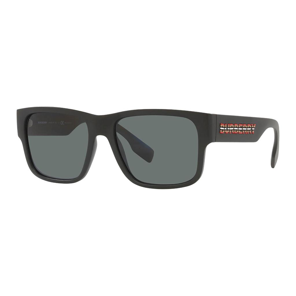 Burberry 4358 Iconic Collection Square Sunglasses Unisex sunglasses Black 0BE4358-346481