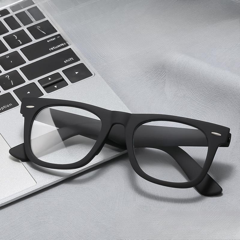 Square Frame Rice Nail Anti Blue Light Reading Glasses Men Women Fashion PC Frame Elasticity Presbyopia Eyeglasses