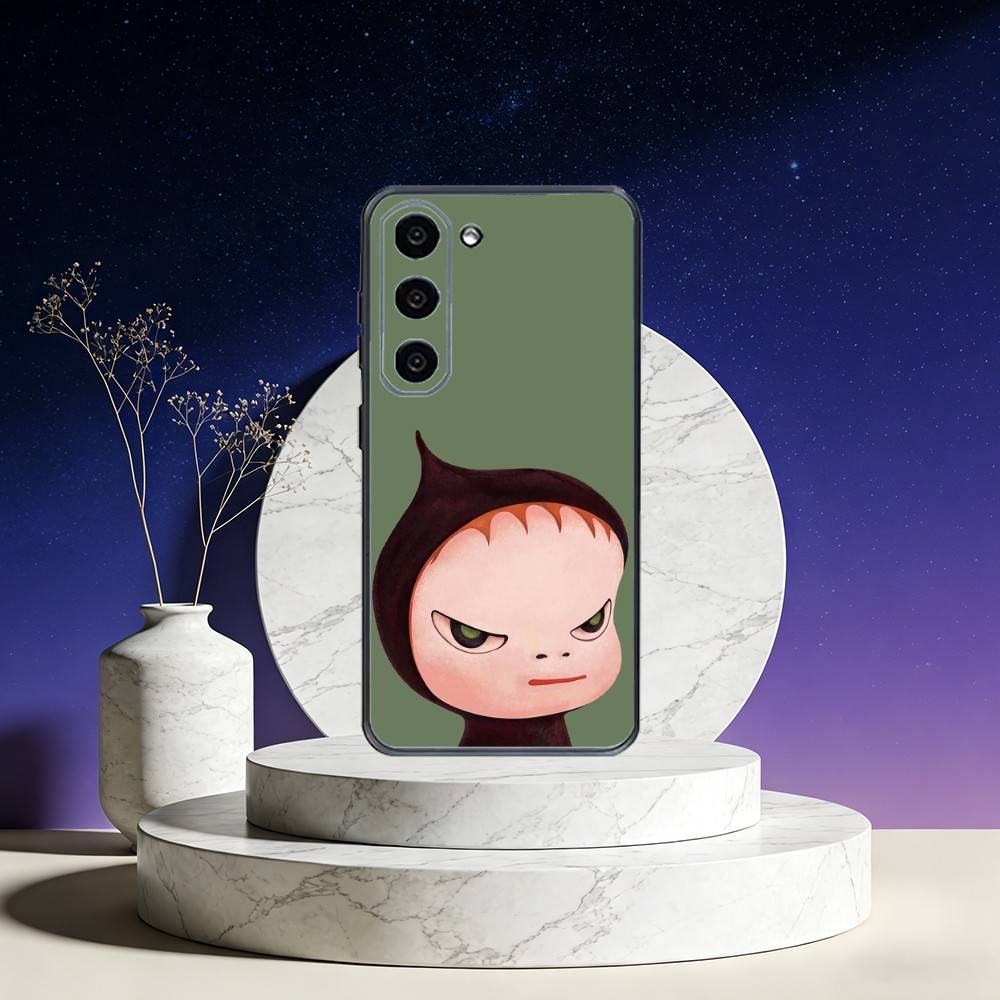 

Paintings Art Yoshitomo Phone Case For Samsung Galaxy A73,A72,A71,A70,A53,A52,A51,Others Soft Black Cover Samsung a32 5g