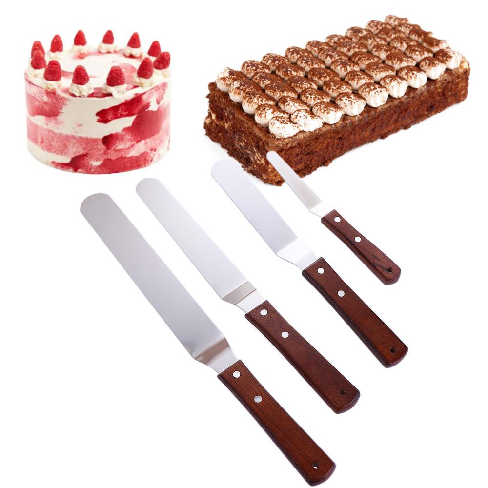 Steel for Mixing Cake Tool Frosting Bakeware Cake Scraper Butter Cutter Spatulas Icing Spatula