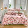 Chic Botanical Duvet Cover Garden Floral Bedding Set 4 Pieces Leaves Duvet Covers Set For Girls Women Farmhouse Comforter Cover