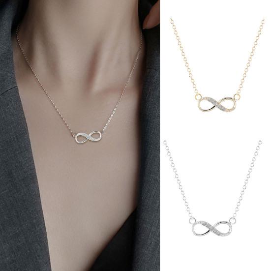 

Подвеска с цифрой 8, инкрустированная стразами, гальваника, темперамент, неувядаемый декор, антиокислительный сверкающий яркий блеск золотистый