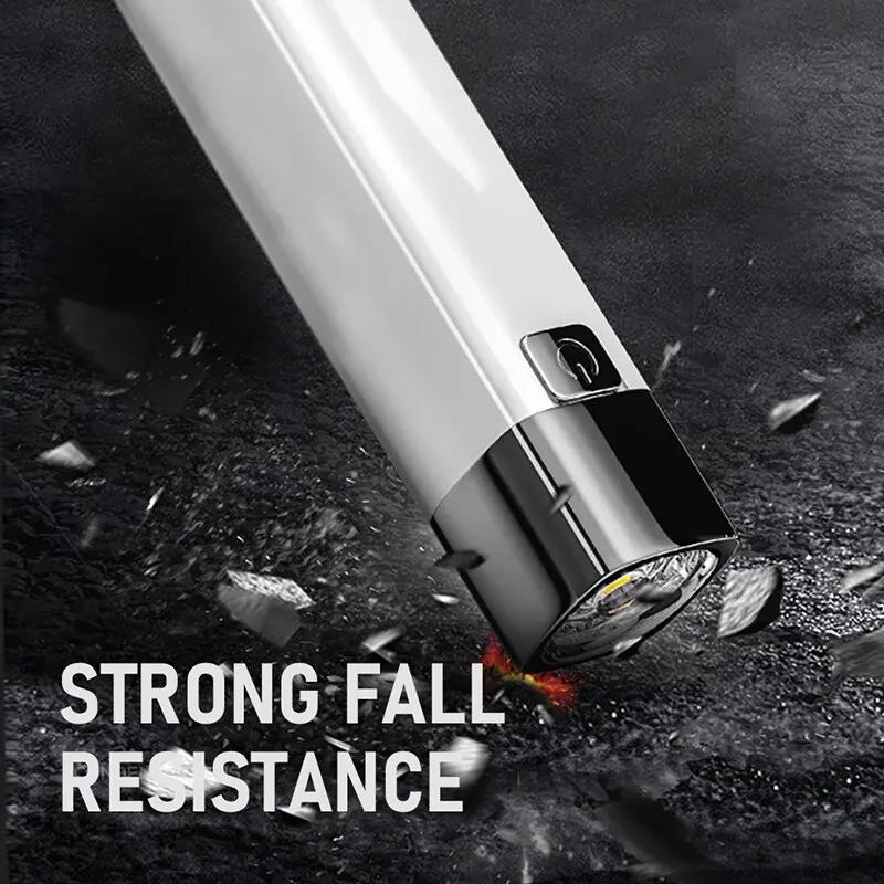 Portable Mini Flashlight LED Ultra Bright Torch Searchlight Portable USB Rechargeable Emergency Lamp Outdoor Camping Lighting