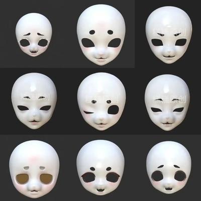 Yis Cosplay Furry Hoofddeksel Gezichtsbasis Fursona Kigurumi Kemono Dierenschedel Op Maat Gemaakte Beestenkop Handgemaakte Masker