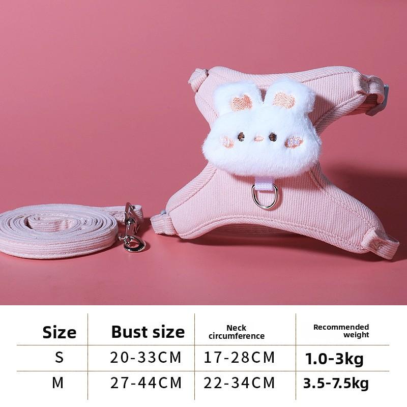 Adjustable Cat Leash, Cat-walking Rope, Special Chest and Back Strap for Young Cats Going Out, Small Dog Pet Supplies