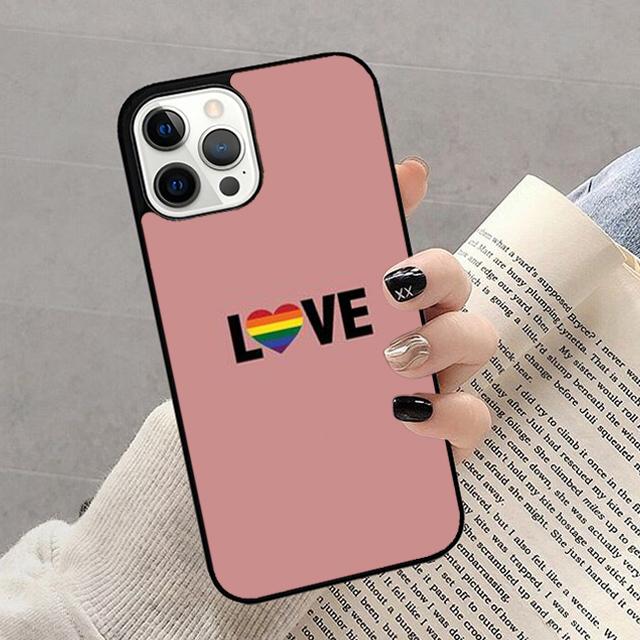 Autumu Gay Lesbian LGBT Rainbow Pride Phone Case Cover for iPhone 17 Air 16 16e 15 12 11 13 14 Pro Max Plus Coque