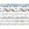 6Rolls Gridded Decorative Tape Scrapbooking Decorative Tape for Journaling Notebook Planner Wrapping 5Meter Per Roll