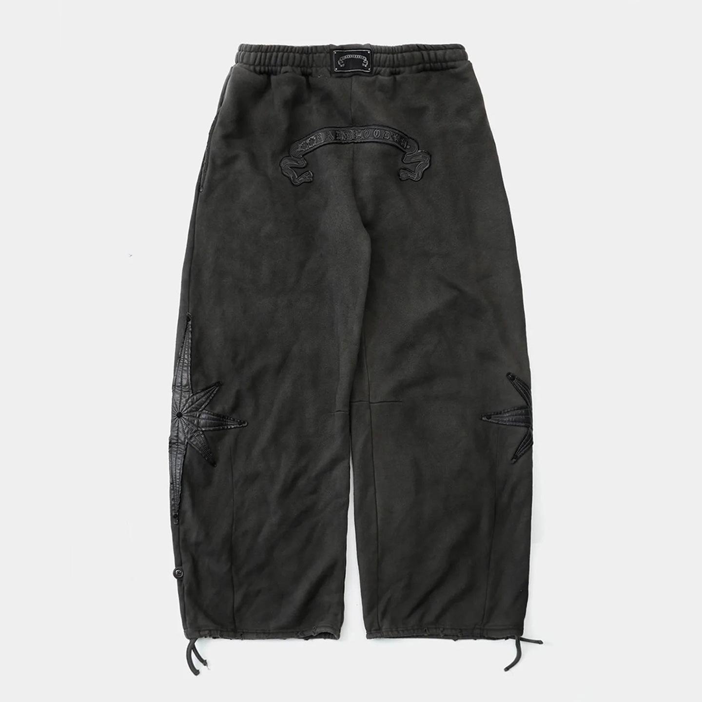 

Badblood BCAC Series Women s Retro Wide-Leg Casual Pants M