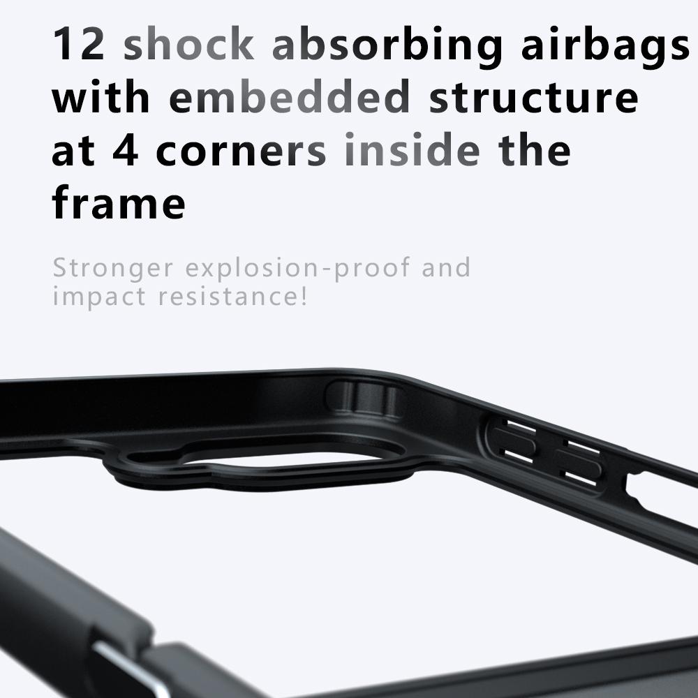 For Samsung Galaxy Z Flip7 5G Case Magnetic Case Clear TPU + PC Shockproof Phone Cover