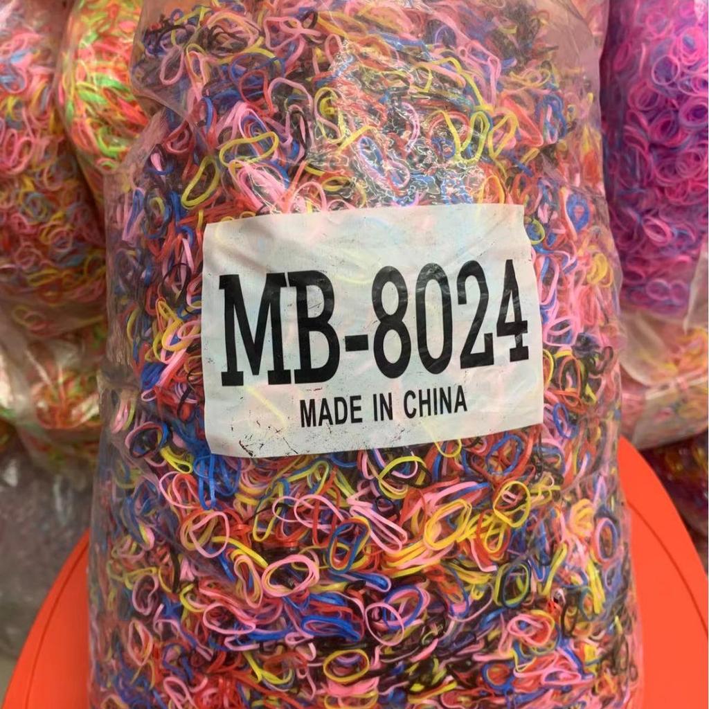 8024 High Elasticity Colored Hair Ties: Children's Small Rubber Bands In Bulk