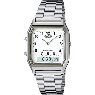 CASIO Analog and Digital Quartz Men's Watch AQ-230A-7B Silver Overseas Model [Parallel Im...