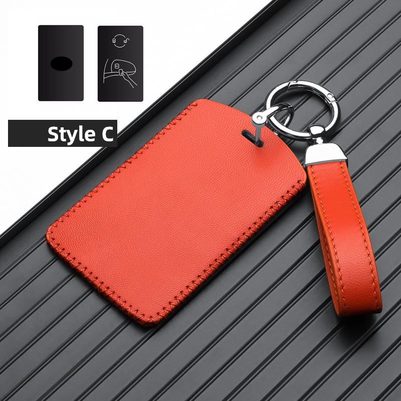 Leather Car Key Case Remote Cover Shell Holder Fob For BYD New ATTO 3 Atto 2 Song Pro Shark 6 Dolphin Mini Seal U 05 Sealion 07