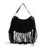 2025 New Fashion High Quality Women Faux Suede Tassel Shoulder Bags Bohemian Style Large Capacity Handbags Versatile Tote Bags