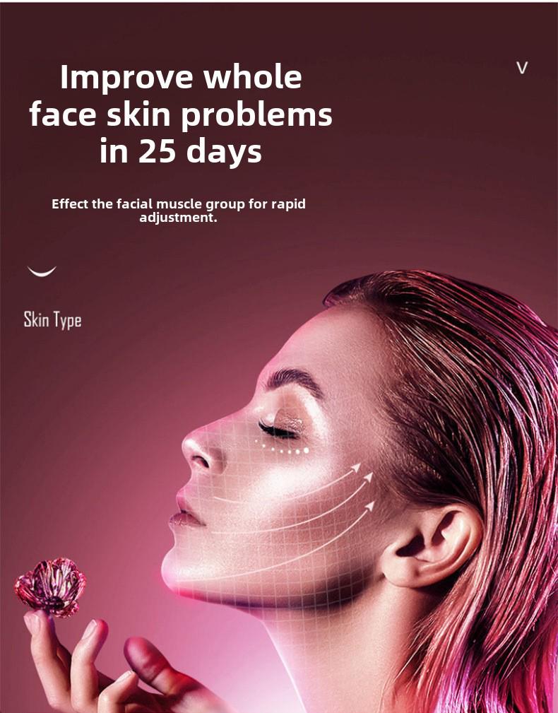 Grenzüberschreitendes Facelift: Facelifting-Verbandmaske, Massagegerät und Formgebungswerkzeug mit Vibration für Schönheit und Lifting des Kinns.