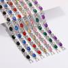 Cross-shaped Colored Jewelry Zircon Seven-string Bracelet for Ladies' Handwear