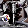 Charmoon Shift Knob Shift Lever Custom Aluminum Alloy Stick MT AT Car Universal (Purple)