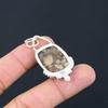 925 Sterling Silver Red Brecciated Mookaite Gemstone Unique Boho Pendant Jewelry
