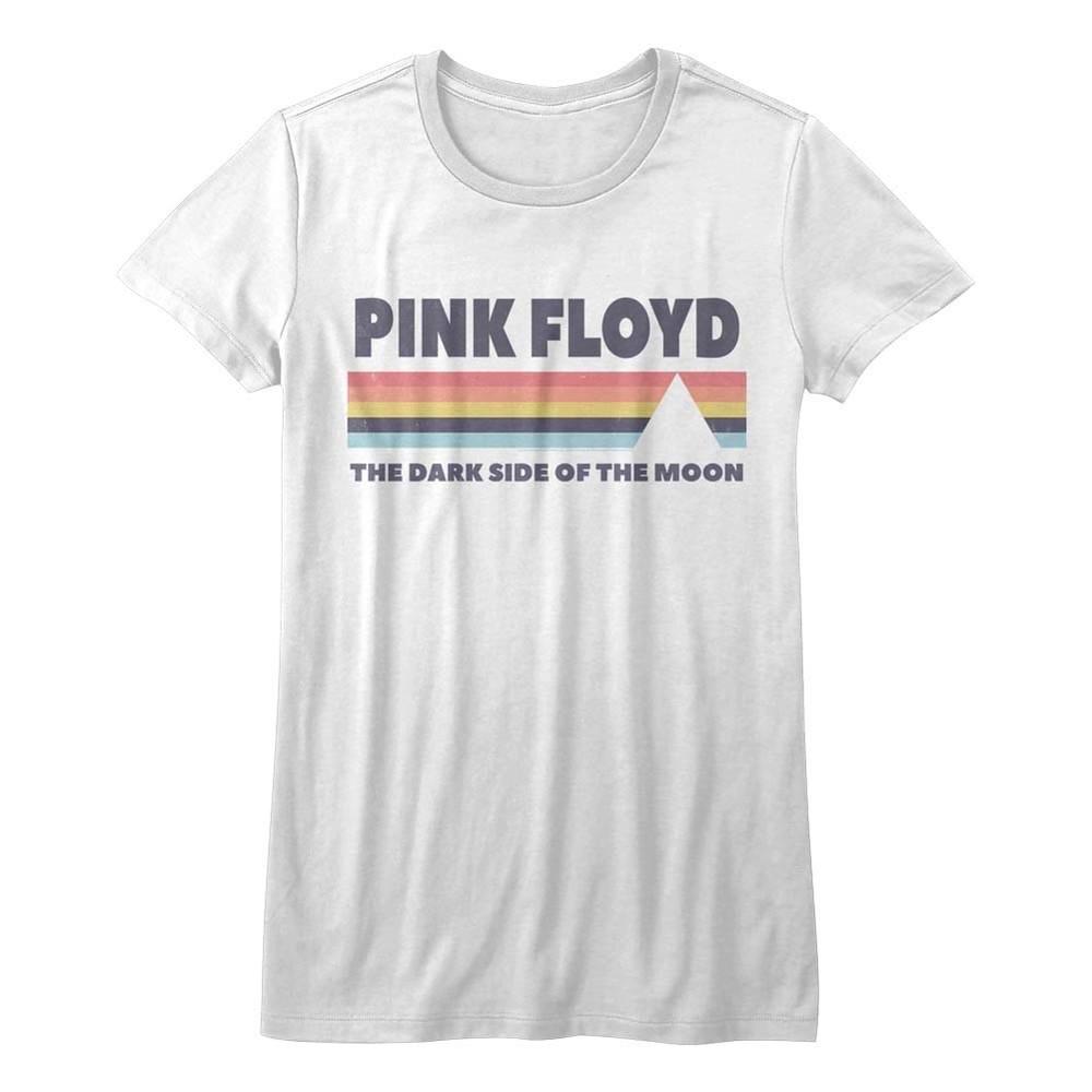 Pink Floyd Prism Dark Side of the Moon Womens T Shirt Rock Band Album DSOTM Top