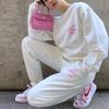 Fashionable Casual Sports Suit for Women In Spring, Autumn and Winter, Loose Sweatshirt Two-piece Set with Western Style