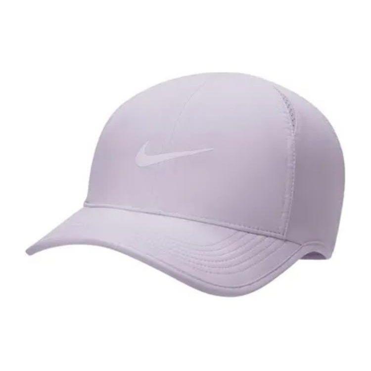 Nike Logo Print Baseball Cap Women caps Purple FB5682512