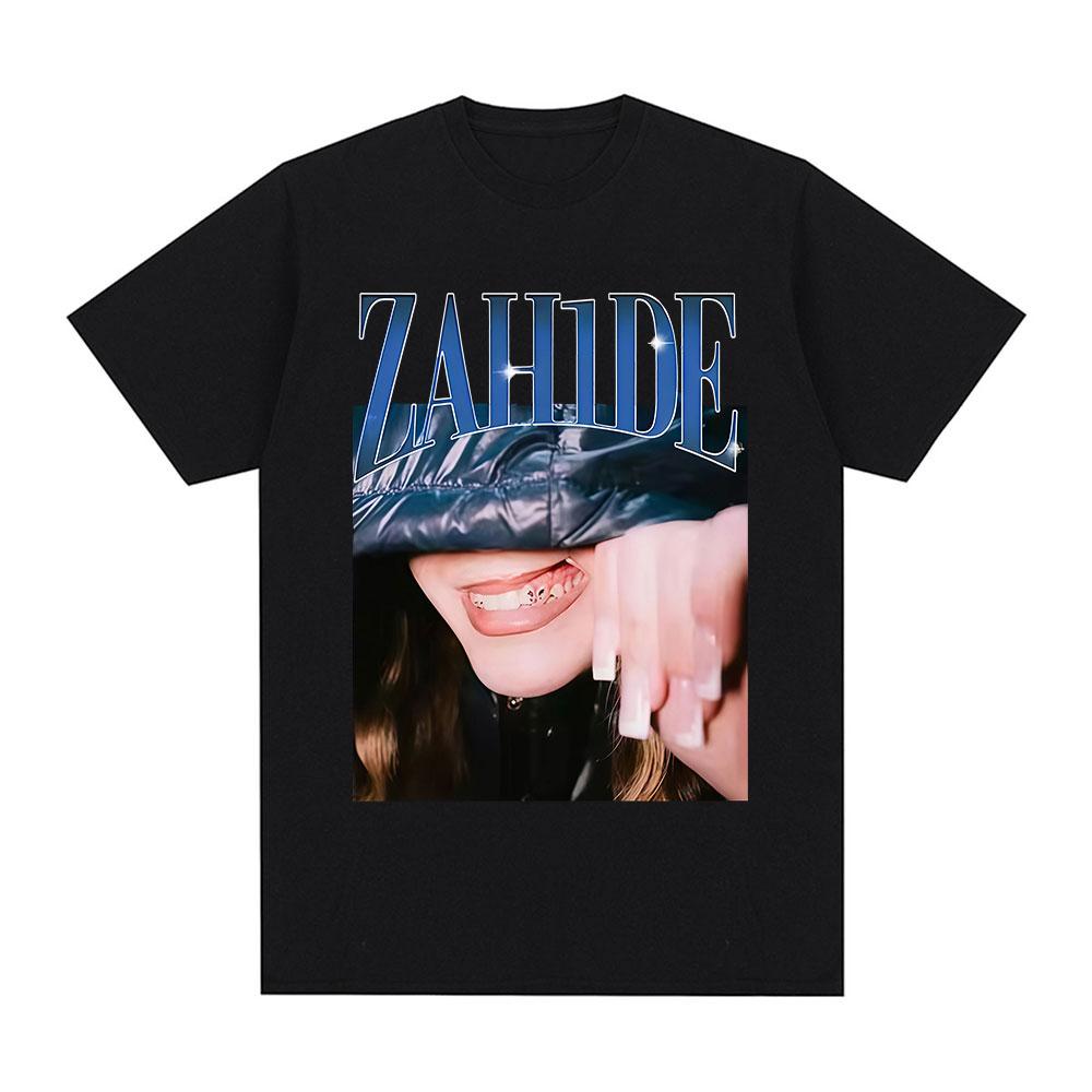 

Футболка з двостороннім принтом Zahide Merch Чоловічий Жіночий Одяг Модні Футболки Літня Бавовняна Оверсайз Футболка з круглим вирізом та коротким рукавом 4XL