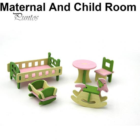 Miniatur-Hausmöbel-Zimmerspielzeug für Kinder