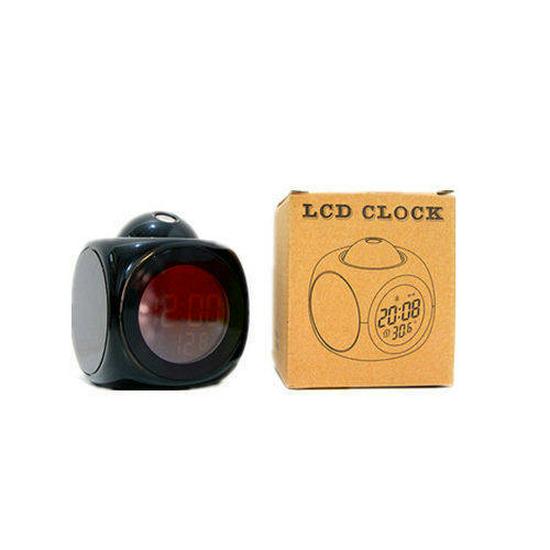 Multifunctional LED Projection Alarm Clock with English Voice Time Reporting for Bedroom