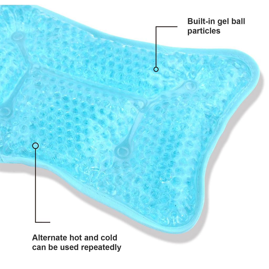 Hot Cold Compress Pack Shoulder Neck Pain Fatigue Relief Soft Gel Body Ice Pack Pillow