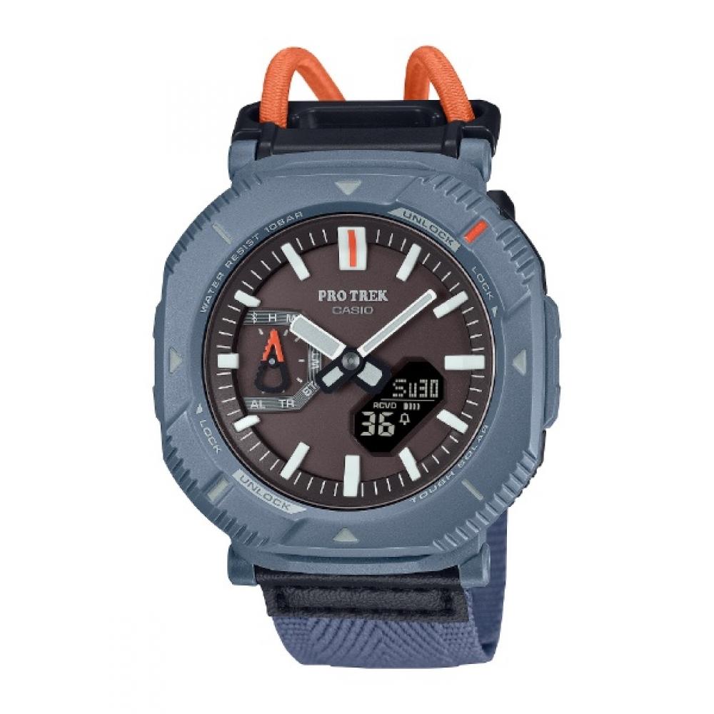 

Casio [Часы с солнечной батареей и Bluetooth] PRO TREK Pro Trek Hiker Line Dusty Blue PRJ B001B 2JF