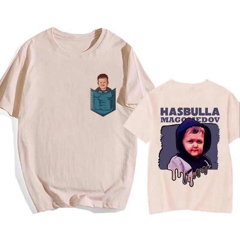 Classic Team Hasbulla EU Size T Shirt Men Women Fighting Hasbulla T-shirt Hip Hop Graphic Shirt Tops Manga T Shirt Streetwear