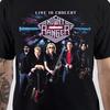 Night Ranger band LIVE IN CONCERT zwart VTG T-shirt Unisex Alle maten XA688