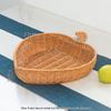 Heart-Shaped Faux Rattan Storage Basket - Set of 2