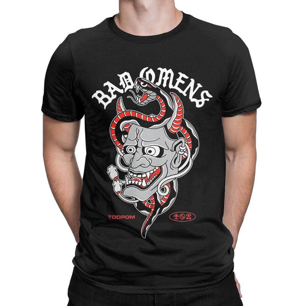 Herren T-Shirts Hannya Böse Vorzeichen Neuheit 100% Baumwoll-Tees Kurzarm T-Shirt Rundhals Tops Geburtstagsgeschenk