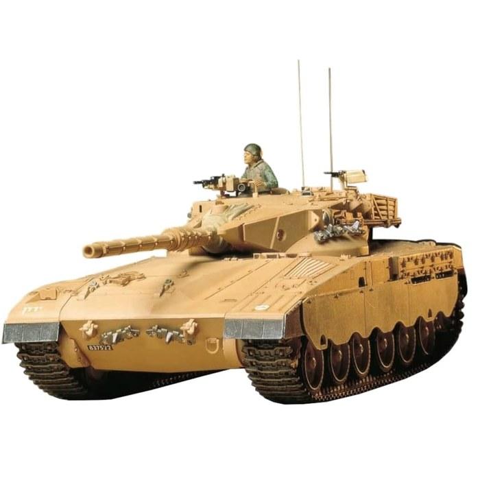 Tamiya 1/35 Military Miniature Series No.127 Israel Defense Forces Merkava Main Battle Tank Plastic Model 35127 Pre-colored Small