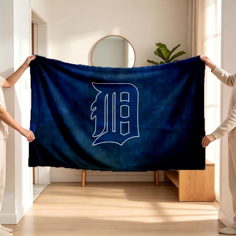 Tigres de Détroit (14) Couverture en flanelle un accent doux pour la chambre et le salon et un cadeau de maison douillet