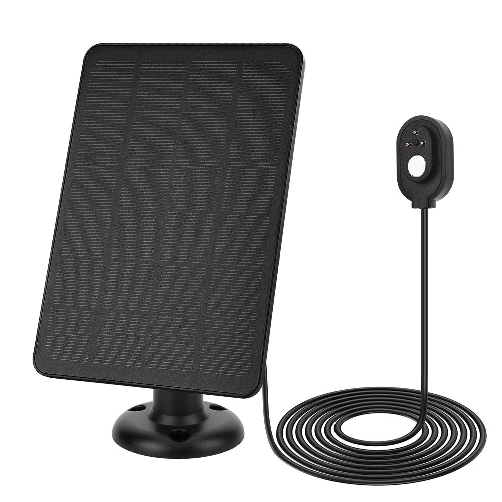 4W/6W 5V Solar Cell Panel IP65 Weatherproof Solar Panel Kit Adjustable Wall Mount for Arlo Pro 5S/4/3 Floodlight Security Camera