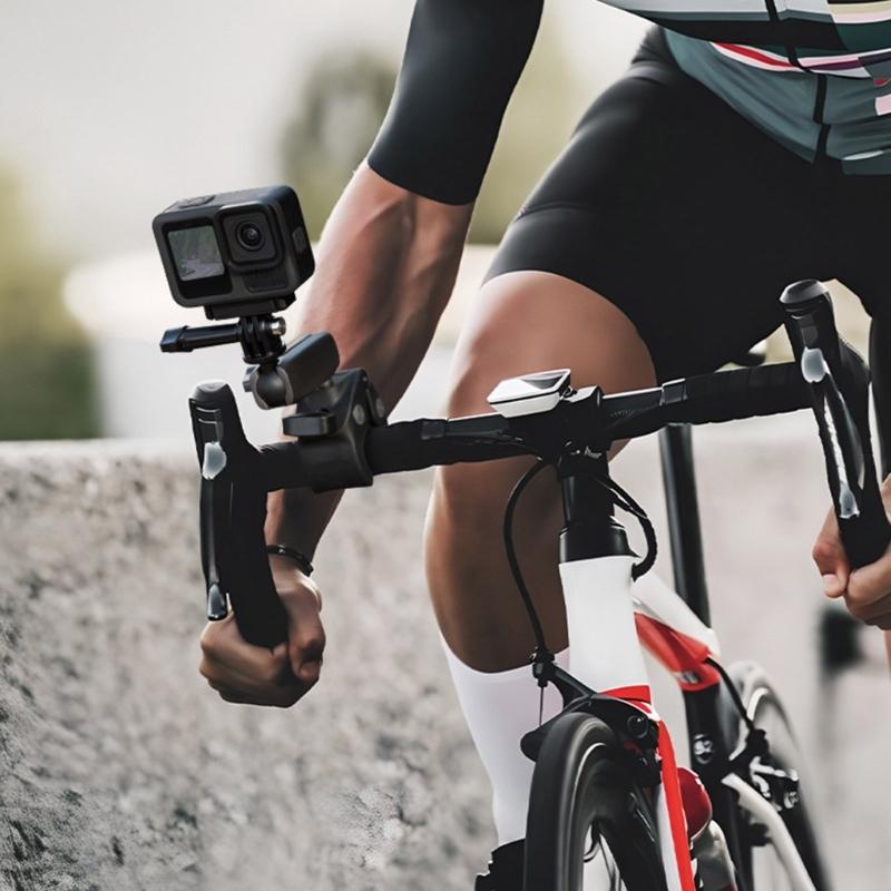 Aluminum Quick Release Base For Action Camera Mount Featuring Magnetic Double Claws Interface