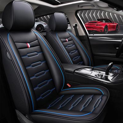 Leder Schwarze Autositzbezüge für Volkswagen Golf Polo VW Touran Variant Magotan Jetta Passat Touareg Auto Innenzubehör