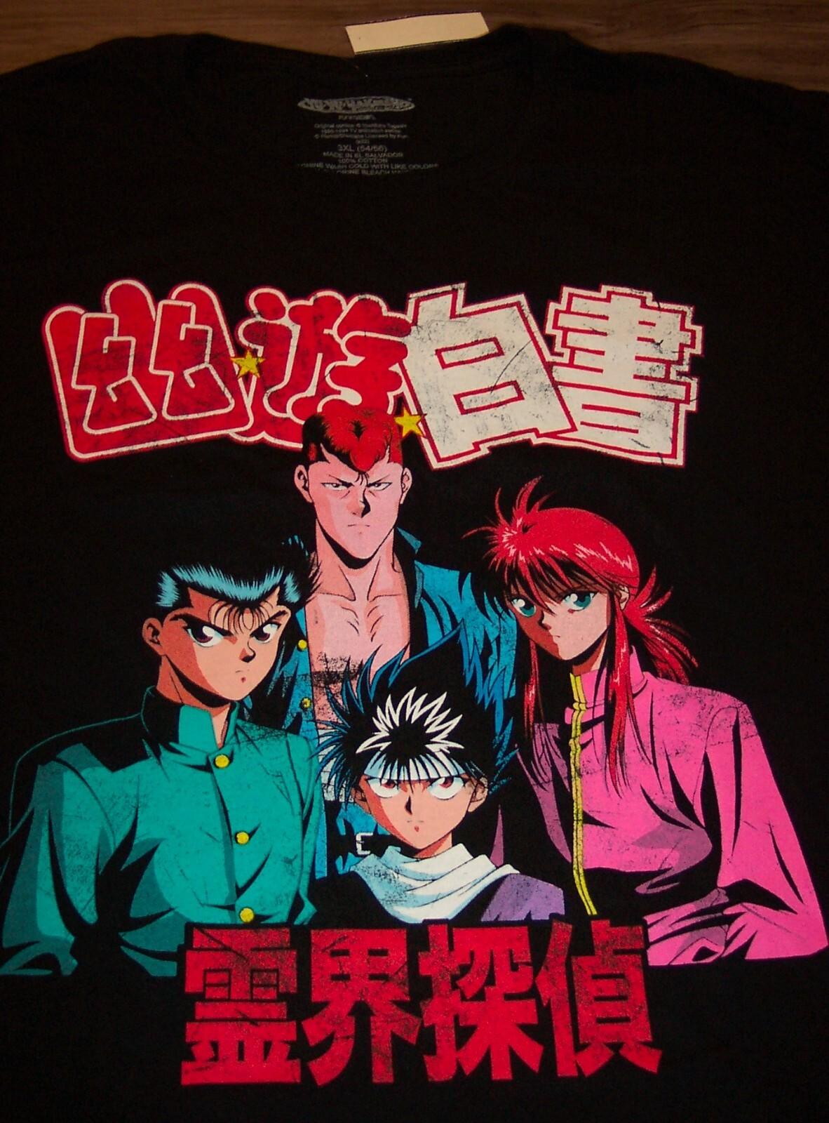 Yu Yu Hakusho T-shirt Mens 3XL XXXL NEW w tag Yoshihiro Togashi Anime M