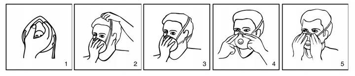 Lahti Pro Anti-Dust Mask Half Mask Fs-O/17 Ffp1 1 Pc