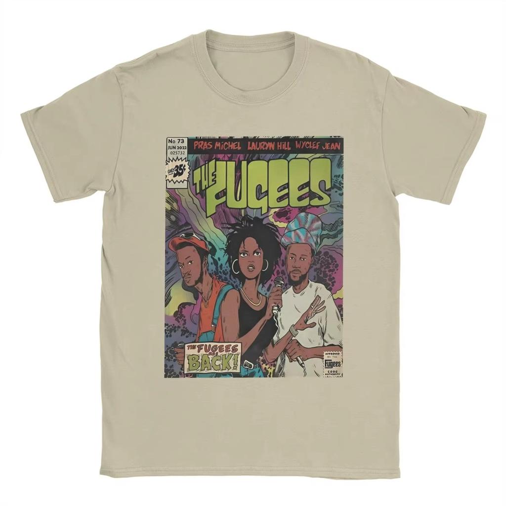 Men T-Shirt Lauryn Hill The Fugees Amazing 100% Cotton Tee Shirt Short Sleeve T Shirts Crewneck Tops Plus Size Graphic T Shirts