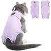 Cat Recovery Suit After Surgery Anti-Licking Onesie for Spay Neuter & Abdominal Wounds, Breathable Bodysuit for Cats and Kittens